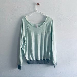PINK Victoria's Secret Mint Green Sweatshirt